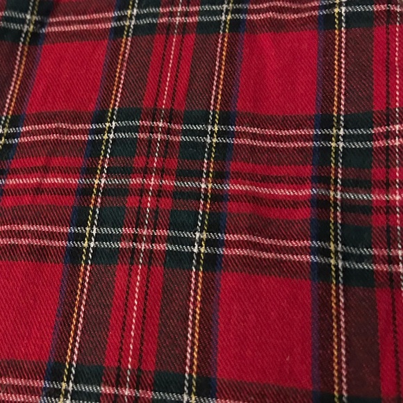 Vintage mickey mouse plaid santa hat adult size. - Picture 3 of 7